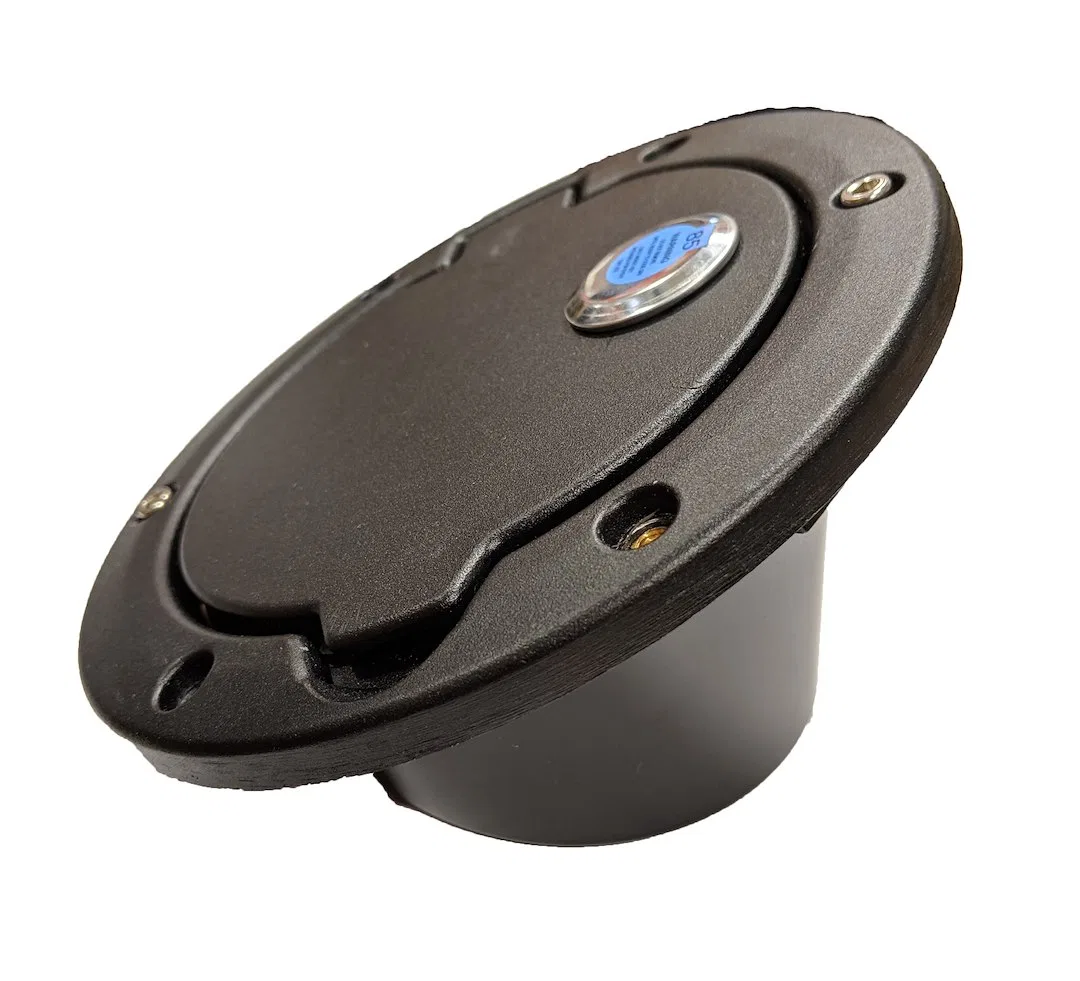 PL3000 – POPNLOCK LLC Fuel Door, Riveted Ring Black Ring and Door Locking With Bolt ® Codeable Technology